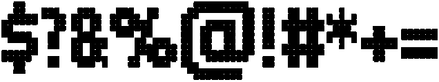 SB Grip Square Inset Full otf (400) Font OTHER CHARS