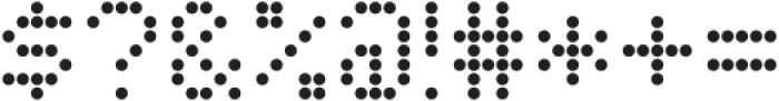 SB Liquid Dot 1 otf (400) Font OTHER CHARS