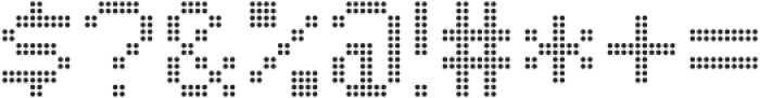 SB Liquid Dot 2 otf (400) Font OTHER CHARS