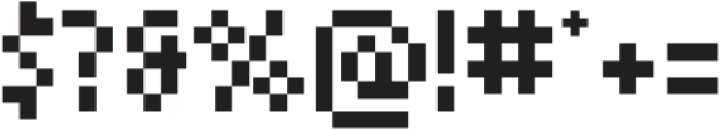 SB Modem Square otf (400) Font OTHER CHARS
