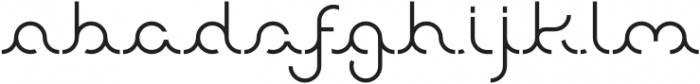 SB Mondo Line otf (400) Font LOWERCASE