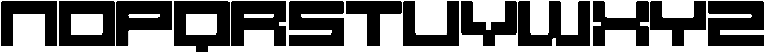 SB Raster Extra Wide otf (400) Font UPPERCASE