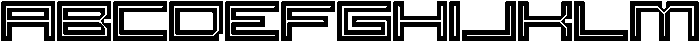 SB Raster Inline Extended otf (400) Font UPPERCASE