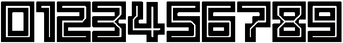 SB Raster Inline Semi Condensed otf (400) Font OTHER CHARS