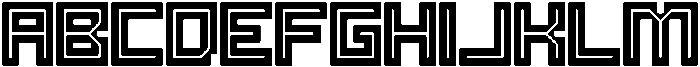 SB Raster Inline Semi Condensed otf (400) FONT
