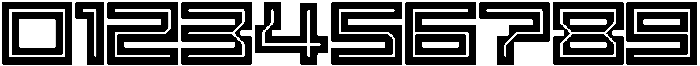 SB Raster Inline Wide otf (400) Font OTHER CHARS