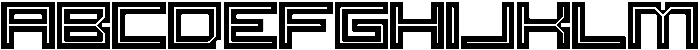 SB Raster Inline Wide otf (400) Font