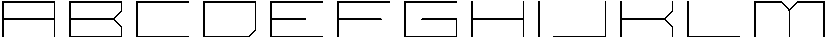 SB Raster Line Extended otf (400) Font UPPERCASE
