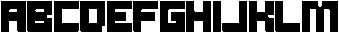 SB Raster Semi Condensed otf (400) Font UPPERCASE