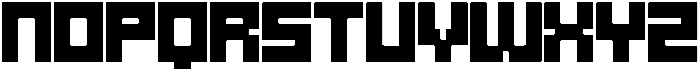 SB Raster Semi Condensed otf (400) Font LOWERCASE