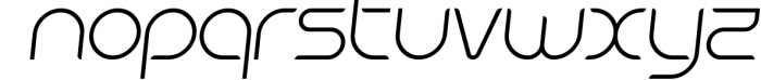 SB Unica - Curved Sans Serif 5 Font LOWERCASE