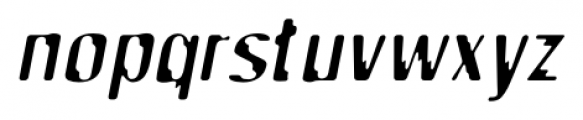 SB Tokyo Italic Font LOWERCASE