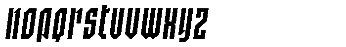 SbB Certiphica Extra Narrow Bold Italic Font UPPERCASE