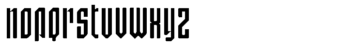 SbB Certiphica Extra Narrow Medium Font UPPERCASE