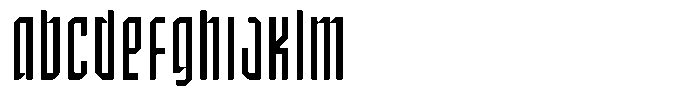 SbB Certiphica Extra Narrow Regular Font UPPERCASE