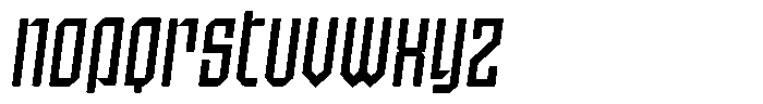 SbB Certiphica Medium Italic Font LOWERCASE