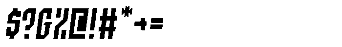 SbB Certiphica Narrow Bold Italic Font OTHER CHARS