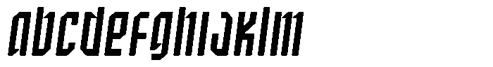 SbB Certiphica Narrow Bold Italic FONT