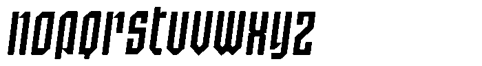 SbB Certiphica Narrow Bold Italic Font LOWERCASE