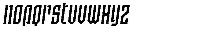 SbB Certiphica Narrow Medium Italic Font LOWERCASE