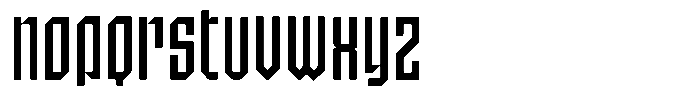 SbB Certiphica Narrow Medium Font LOWERCASE
