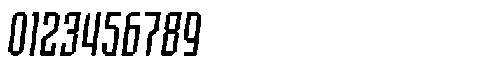 SbB Certiphica Narrow Regular Italic Font OTHER CHARS