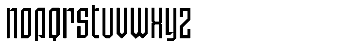 SbB Certiphica Narrow Regular Font UPPERCASE