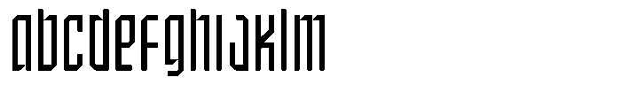SbB Certiphica Narrow Regular FONT