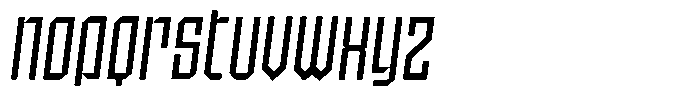 SbB Certiphica Regular Italic Font UPPERCASE