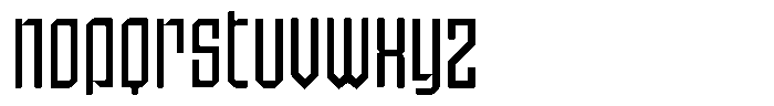 SbB Certiphica Regular Font LOWERCASE