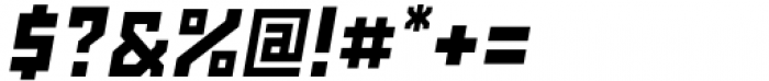 SbB Powertrain Extra Narrow Black Italic Font OTHER CHARS