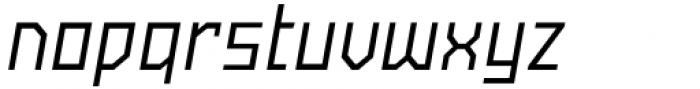 SbB Powertrain Extra Narrow Italic Font LOWERCASE