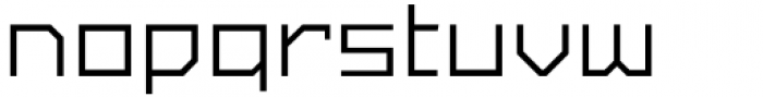 SbB Powertrain Extra Wide Regular Font LOWERCASE