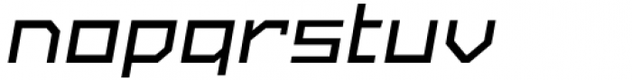 SbB Powertrain Extra Wide Semibold Italic Font LOWERCASE