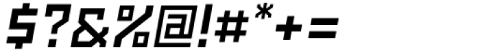 SbB Powertrain Narrow Bold Italic Font OTHER CHARS