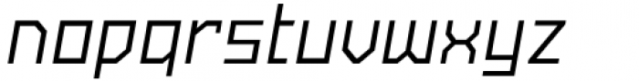 SbB Powertrain Narrow Italic Font LOWERCASE