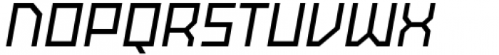 SbB Powertrain Narrow Medium Italic Font UPPERCASE