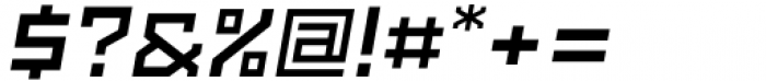 SbB Powertrain Wide Bold Italic Font OTHER CHARS