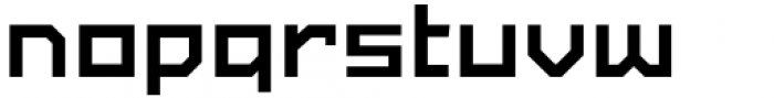 SbB Powertrain Wide Extra Bold Font LOWERCASE