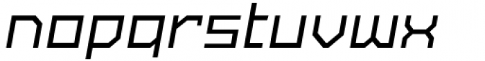 SbB Powertrain Wide Medium Italic Font LOWERCASE