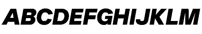 SBArticulate BlackItalic Font UPPERCASE