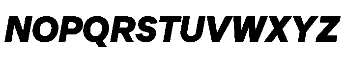 SBArticulate BlackItalic Font UPPERCASE