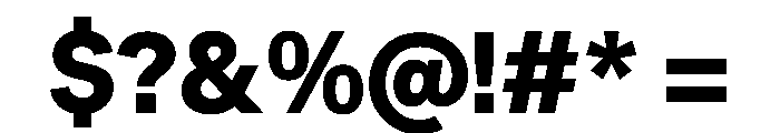 SBArticulate Heavy Font OTHER CHARS