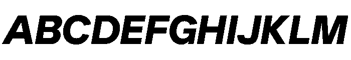 SBArticulate HeavyItalic Font UPPERCASE