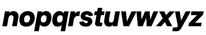 SBArticulate HeavyItalic Font LOWERCASE