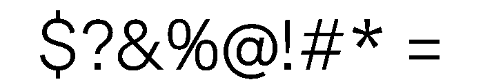 SBArticulate Light Font OTHER CHARS
