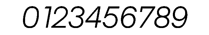 SBArticulate LightItalic Font OTHER CHARS
