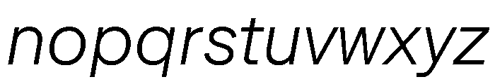 SBArticulate LightItalic Font LOWERCASE