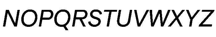 SBArticulate RegularItalic Font UPPERCASE