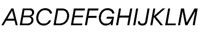 SBArticulate ScreenItalic Font UPPERCASE